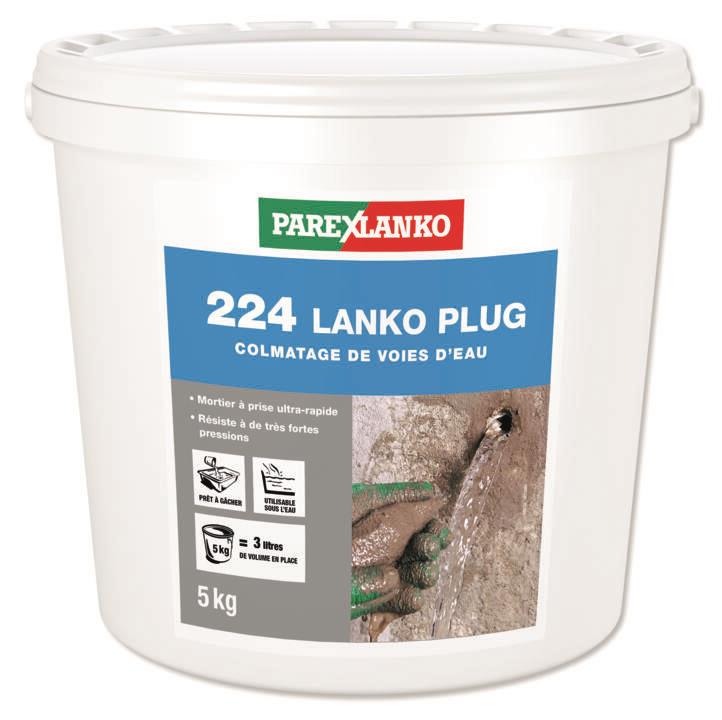 Lanko Plug 224 Mortier Hydraulique  - 5Kg