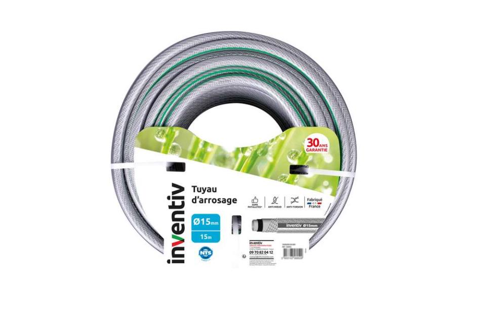Tuyau arrosage MBTY3 Ø15mm en 15m - INVENTIV