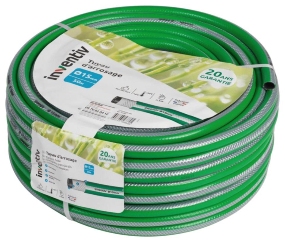 Tuyau arrosage MBTY1 Ø15mm en 50m - INVENTIV