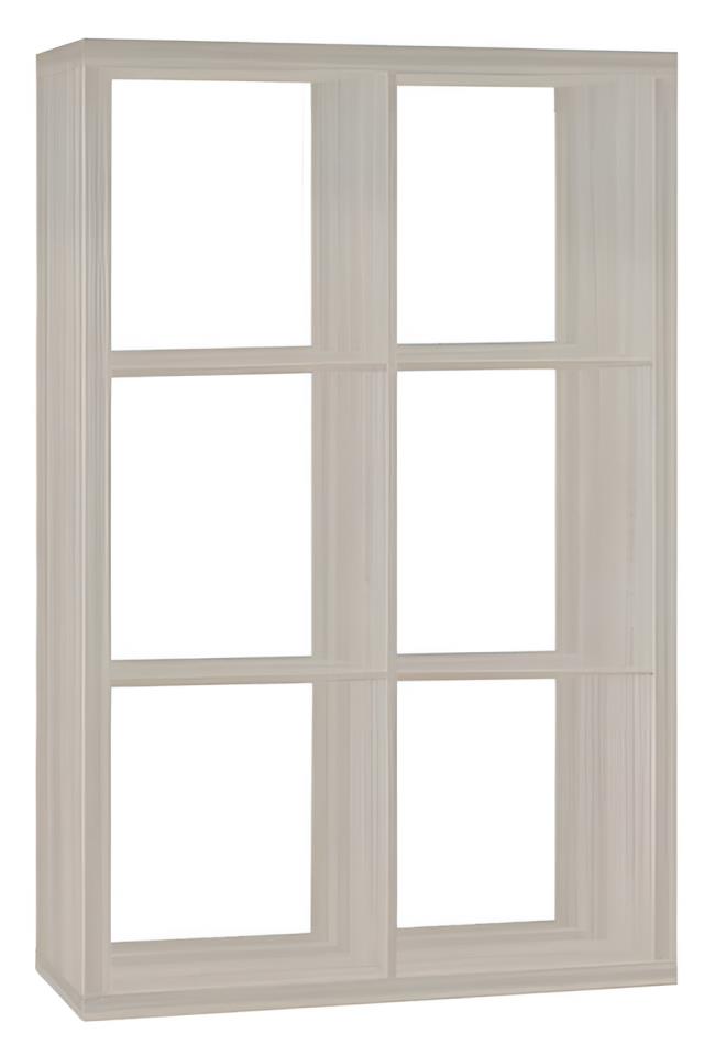 Étagère modulaire Cubbox 6 cases 12mm 91,5x61,5x29,5cm chêne - DECO SYSTEM