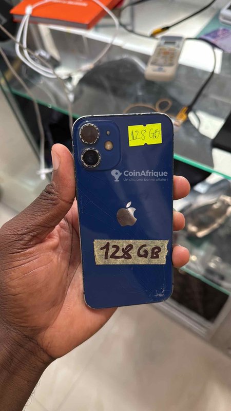 iPhone 12 Mini 128 Go – dos fissuré