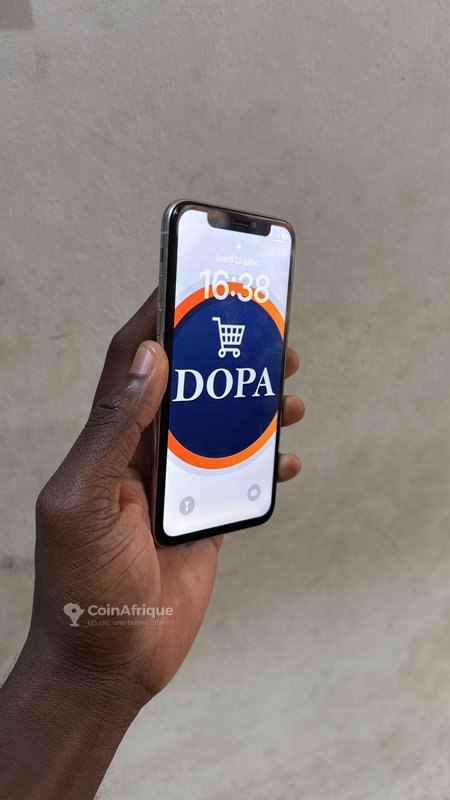 iPhone X 256 Go – sans Face ID, non réinitialisable