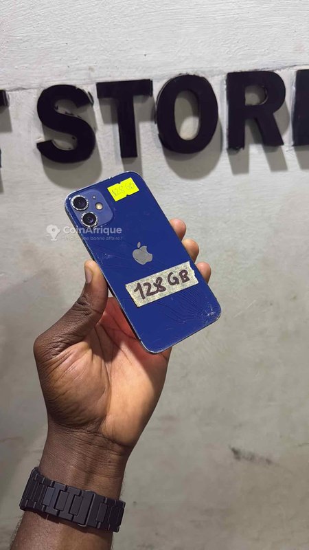 iPhone 12 Mini 128 Go – dos fissuré