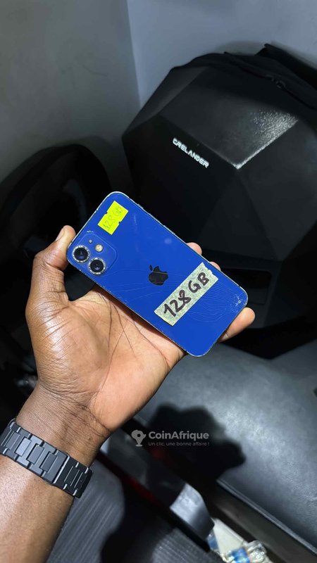 iPhone 12 Mini 128 Go – dos fissuré