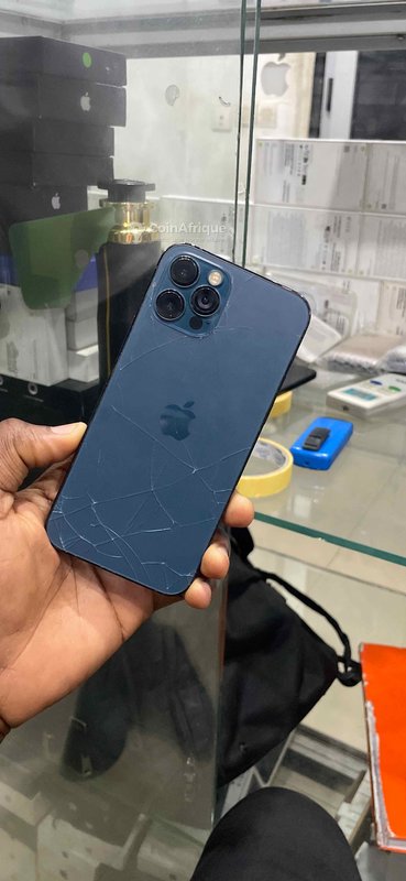 iPhone 12 Pro 256 Go – écran et dos fissurés, sans Face ID