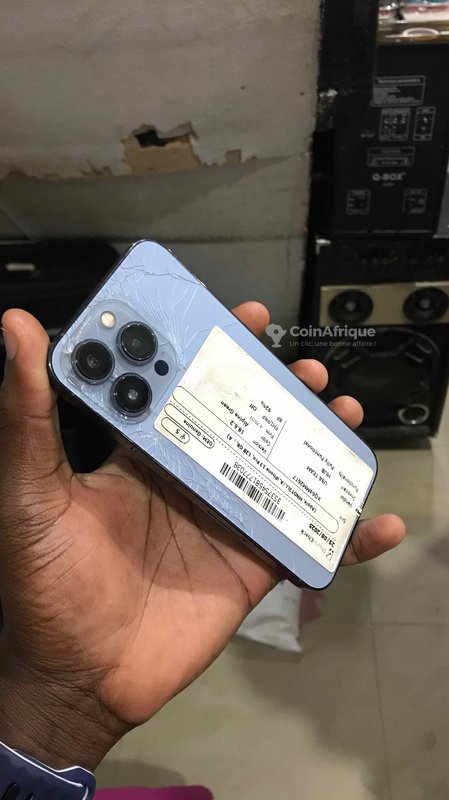 iPhone 13 Pro 128 Go – dos fissuré
