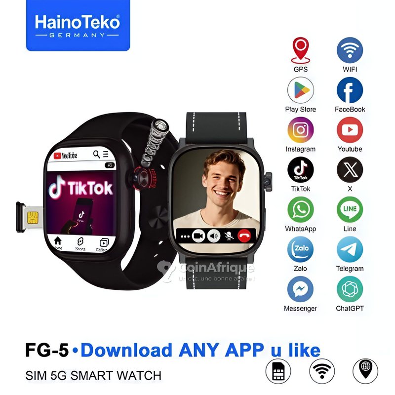 Montre connectée FG5 avec puce