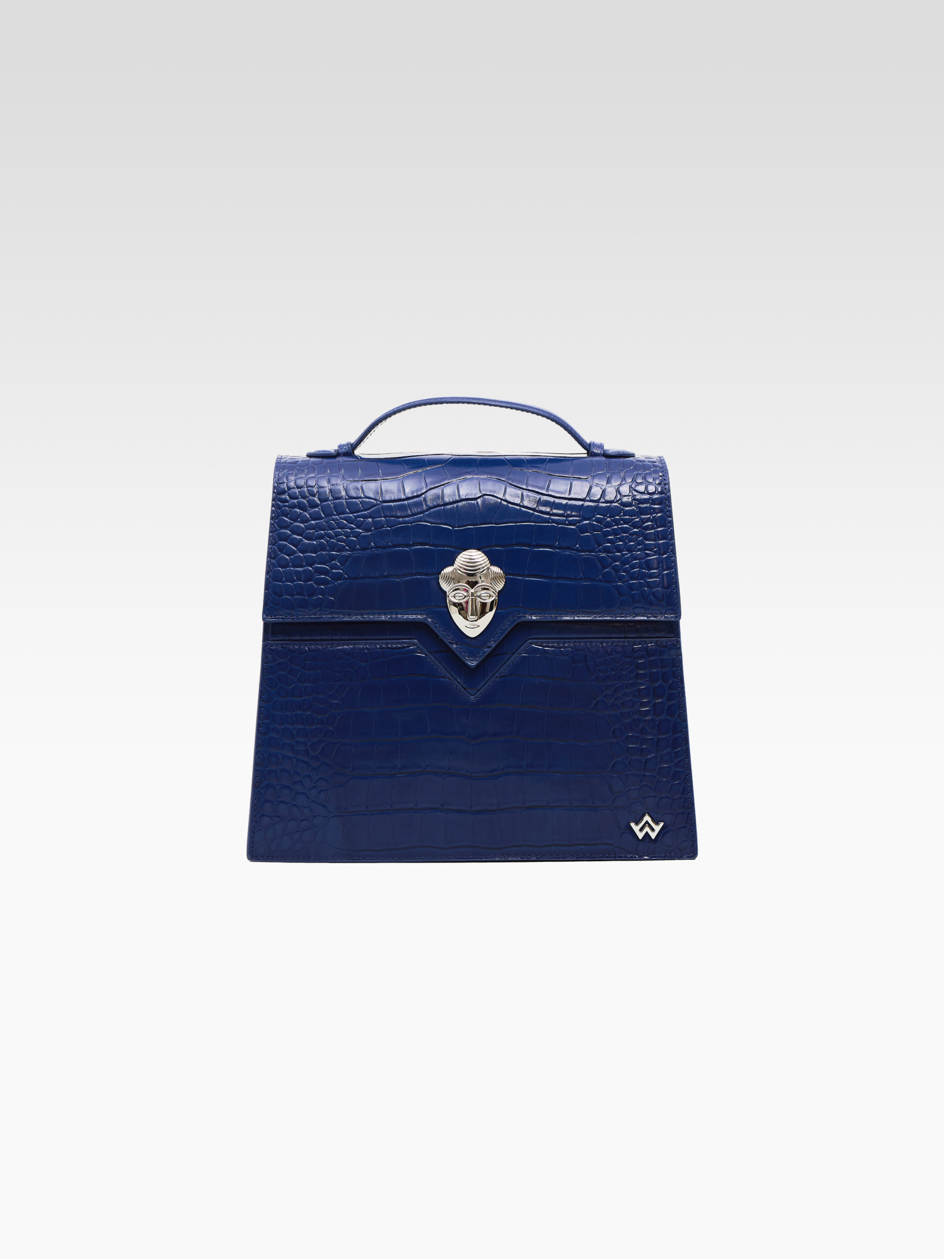Sac à dos croco Bleu