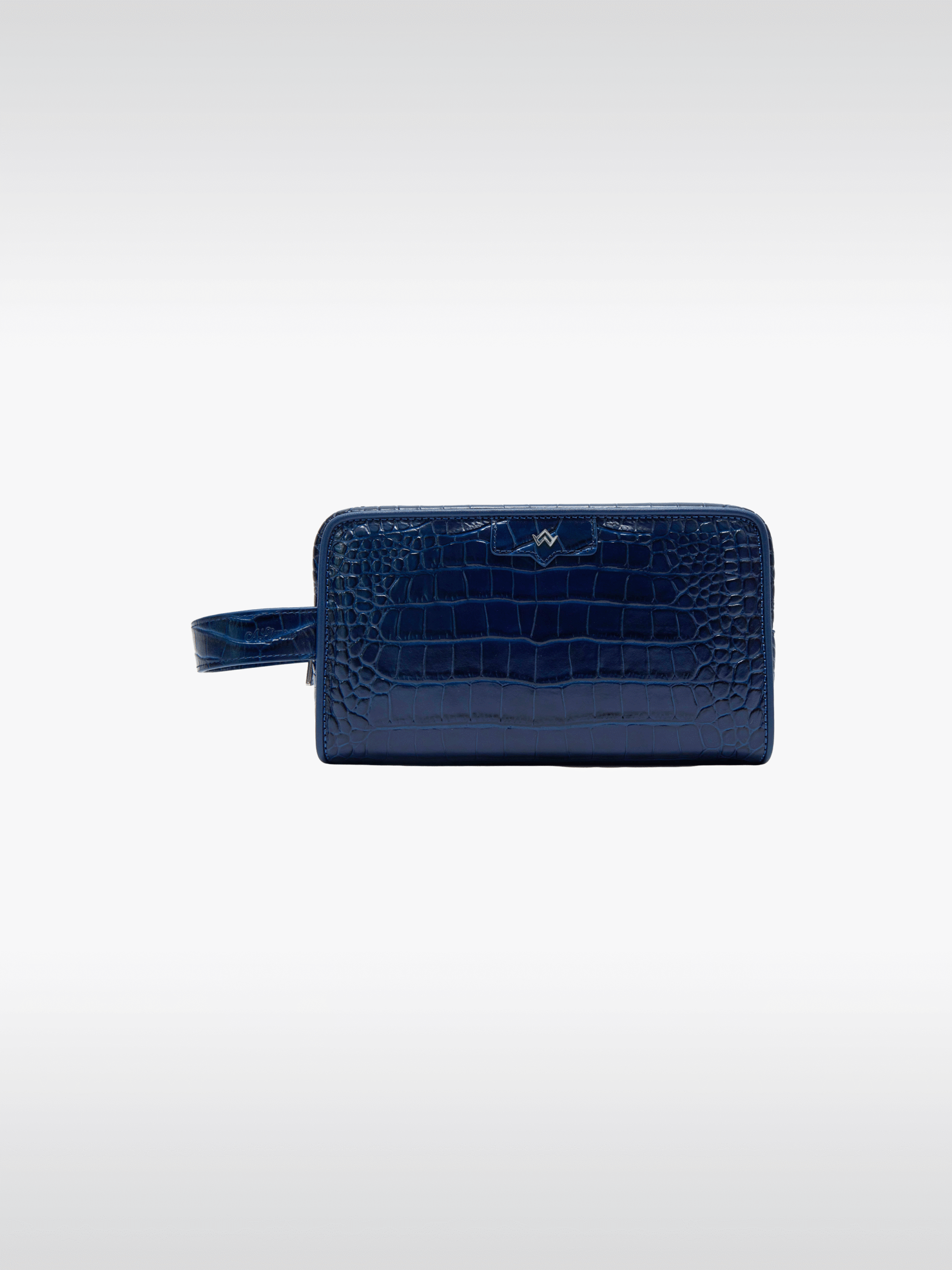 Trousse croco Bleu