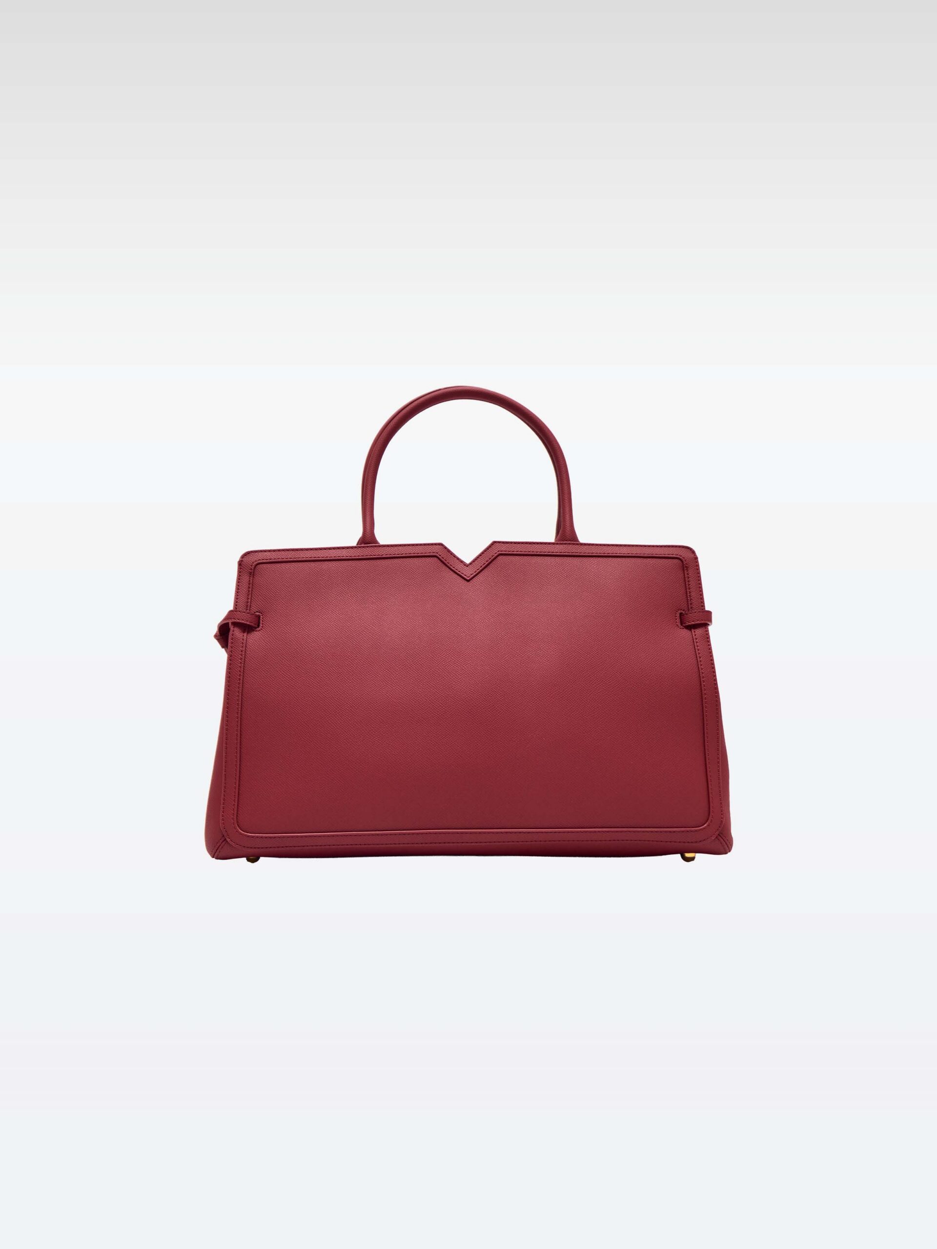 Cabas lika Rouge bordeaux