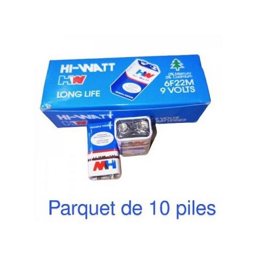 lot de 10 piles 9V CIT-139