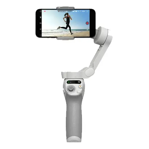 Stabilisateur de téléphone DJI Osmo Mobile SE – 3 axes avec trépied – BT 5.1 – Attache magnétique – Portrait/Paysage – Barre d’extension intégrée – Gris
