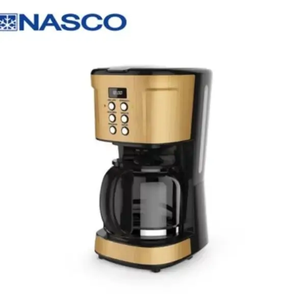 Nasco Machine à Café – 1.5 Litre -CAFE_CM9410T-GS – 900W – Noir