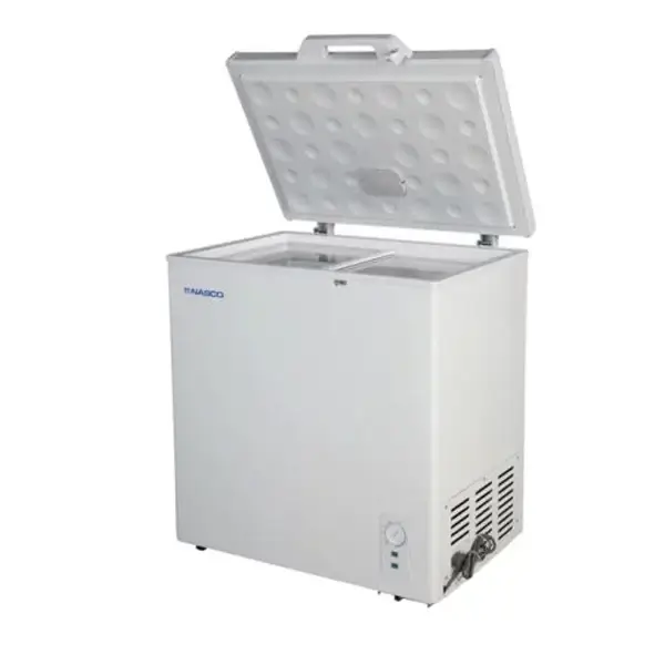 Congélateur horizontal une porte avec serrure Nasco – 100L – Panier de rangement en option – R600A – Économique – HNAS-150