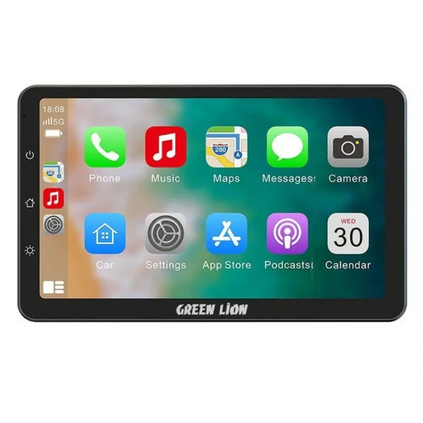 Green Lion – Écran Tactile Portable Sans Fil Carplay/Android Auto – Noir