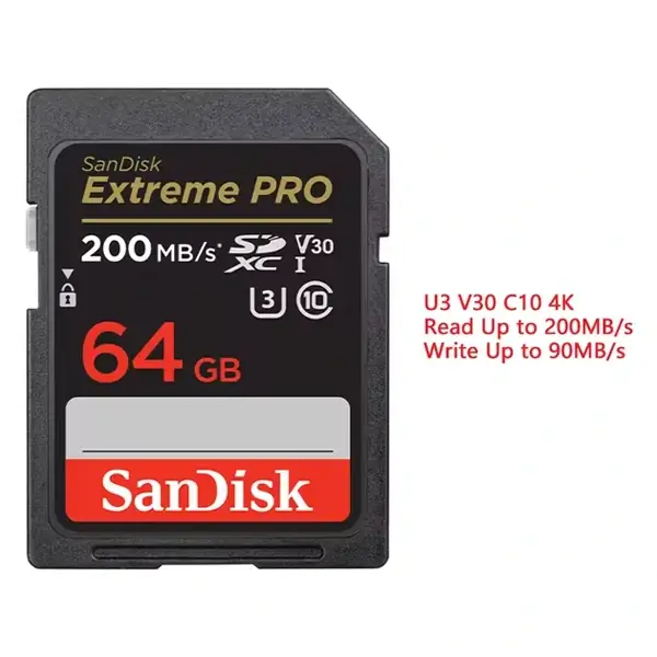 Carte mémoire SanDisk Extreme PRO SDHC UHS-I Card 64GO – Pour appareil Photo – SDSDXXU-064G-GN4IN
