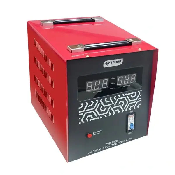 Smart Technology – Régulateur De Tension Automatique 3000 Va – Gris – Garantie 7 Mois – AVR-3000Va