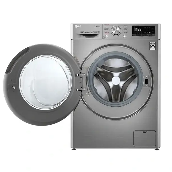 Machine à laver  LG – 9KG – 6KG Séchage – Ouverture frontale – Moteur Inverter Direct Drive – Wifi – Séchage – Redémarrage automatique – F4V5GP2T