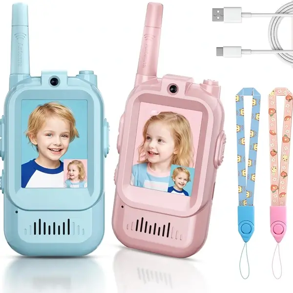 Talkie-Walkie Vidéo Pour Enfant – Son est clair et net – Longue Portée