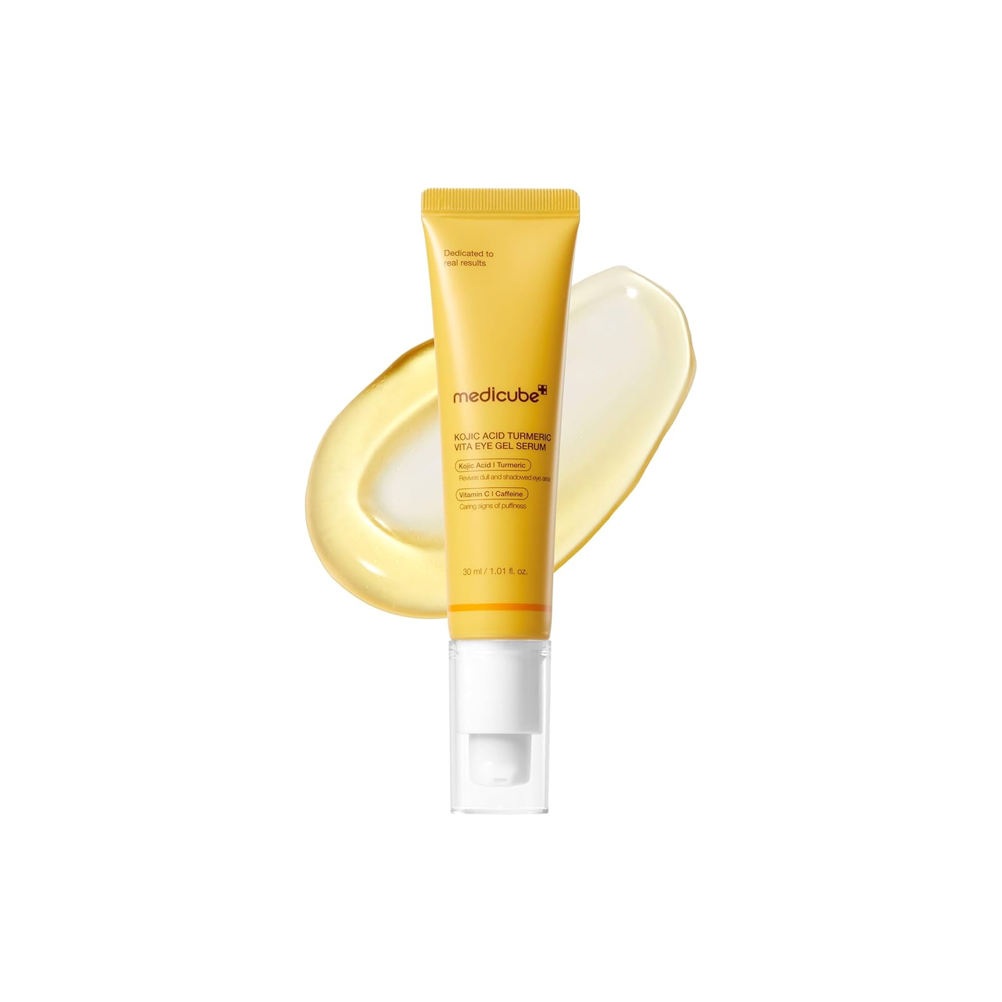 MEDICUBE Kojic Acid Turmeric Vita Eye Gel Sérum Éclaircissant au Curcuma & Acide Kojique