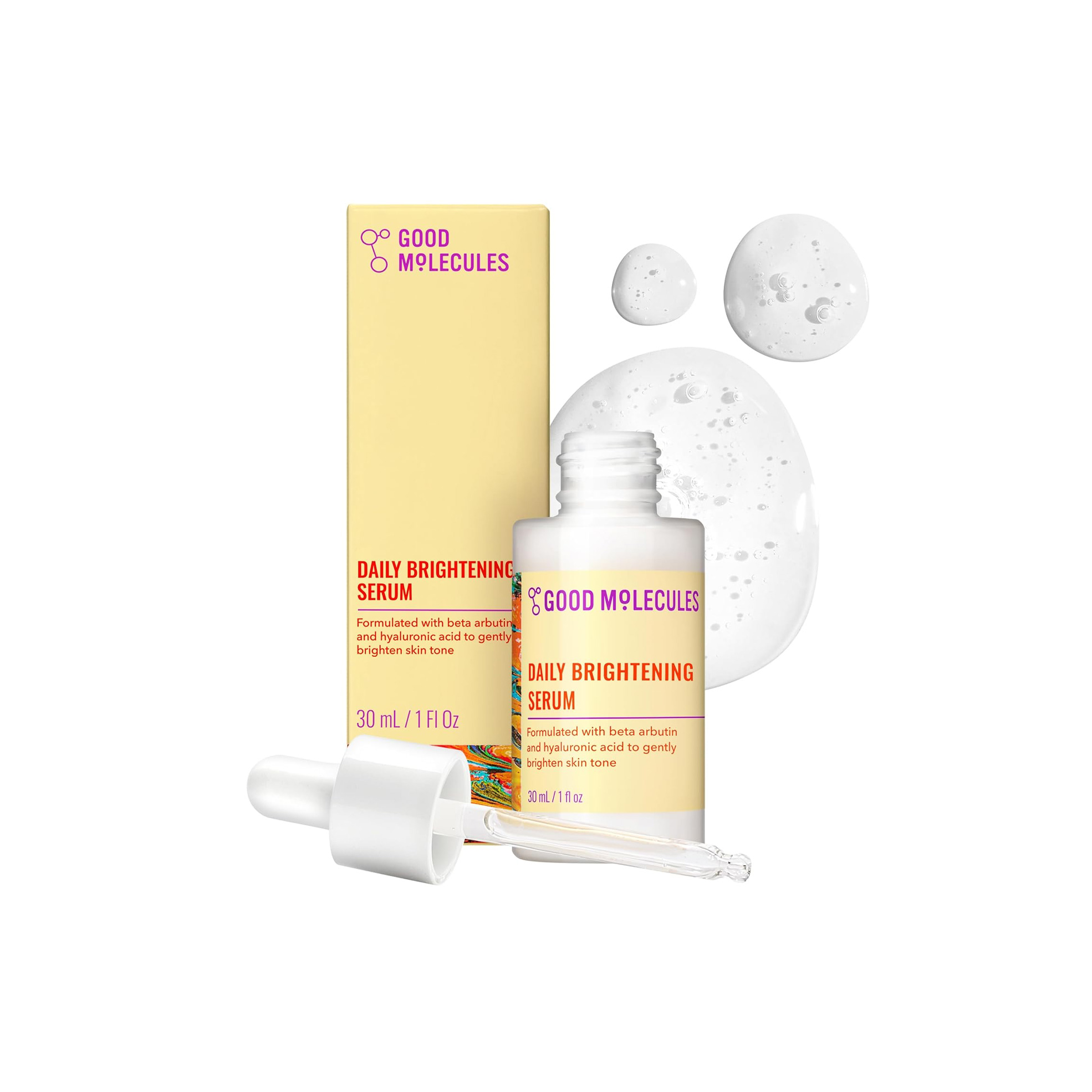 GOOD MOLECULES Sérum Éclat à l’Acide Hyaluronique & Bêta-arbutine