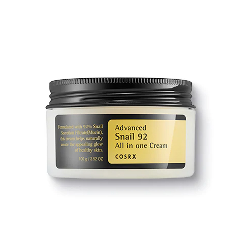 COSRX Advanced Snail 92 Crème Tout-En-Un à la Mucine d’Escargot