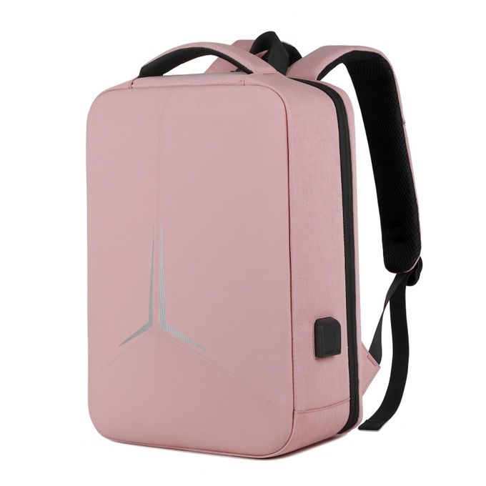Sac à dos Antho - Neuf - pour PC portable 15.6 Pouces Avec Code Pin + Port USB - Rose