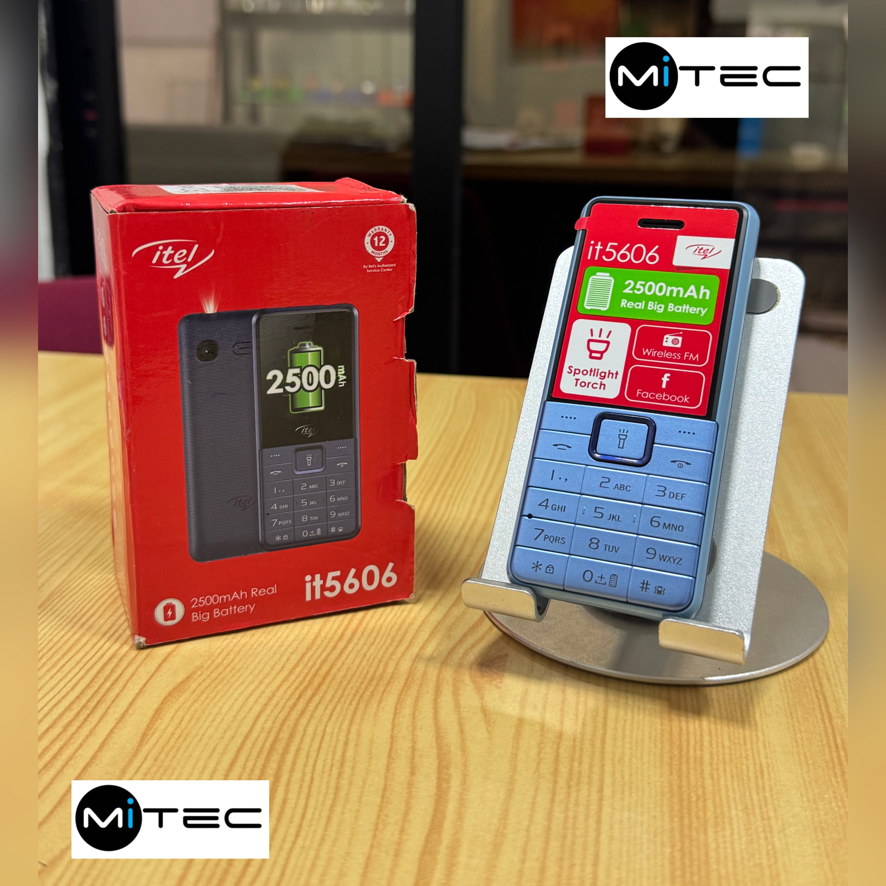 Bescla Itel 5606 Neuf - Dual Sim - -Radio - Avec Facebook - 2500mah -Avec Caméra