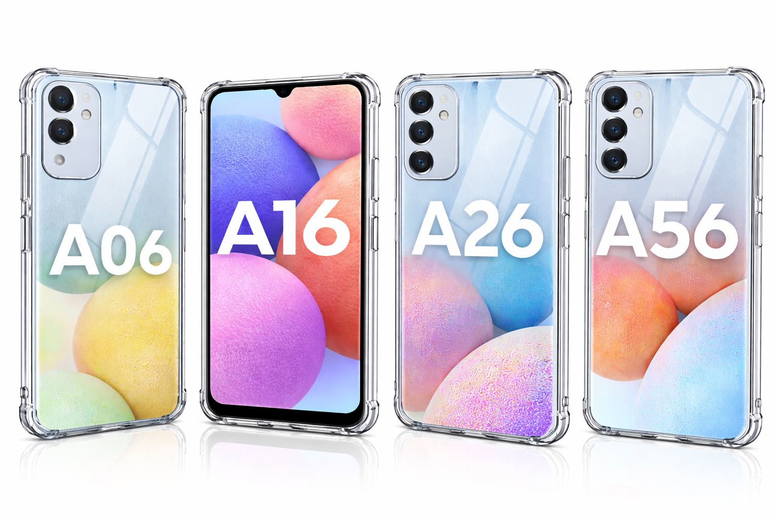 Étui Fourreau Coque Transparent Pour Samsung Serie A06, A16, A26 , A36 , A56