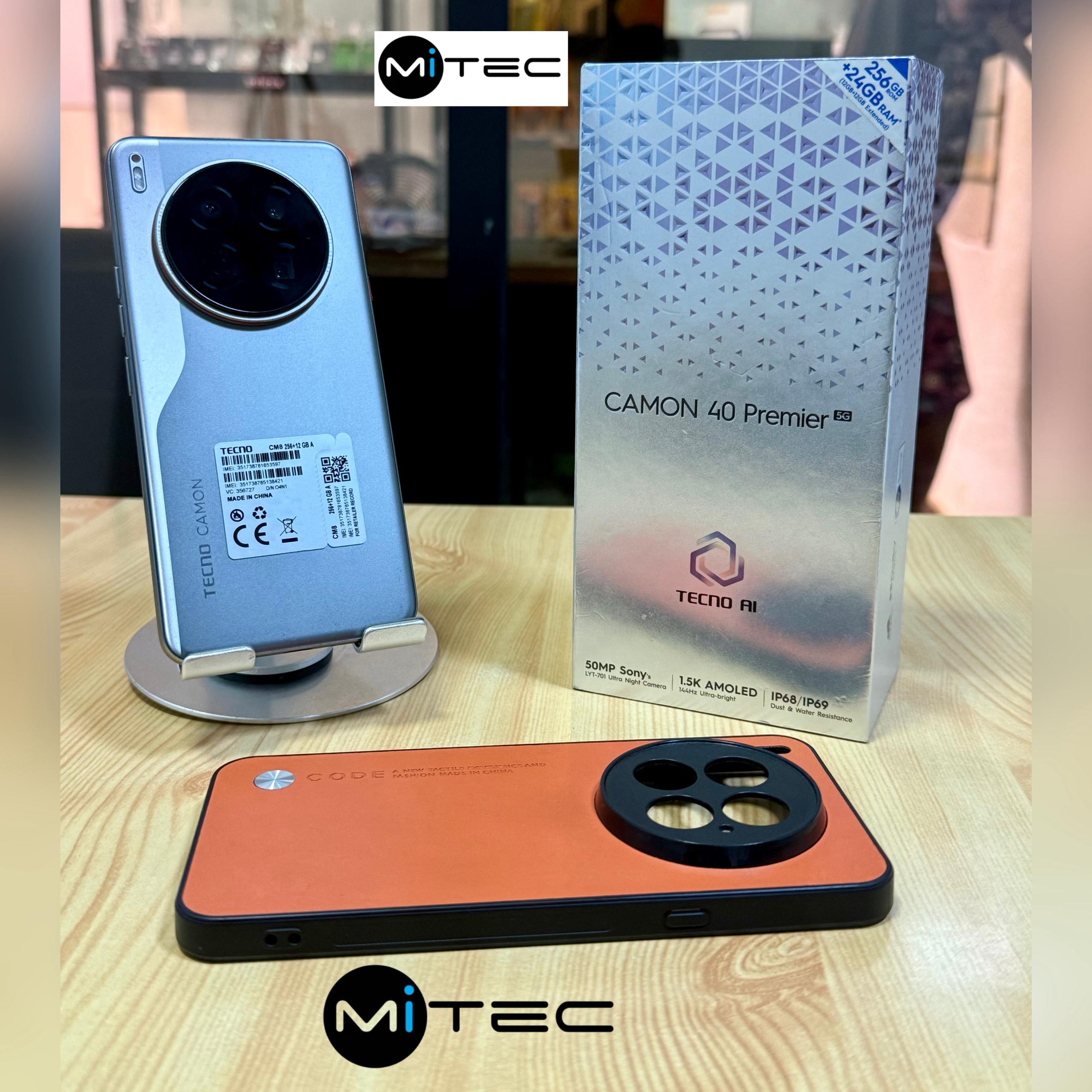 Tecno Camon 40 Premier 5G - 24 GB - 256 GB - Amoled - 50 Mpx - Avec Tecno Ai