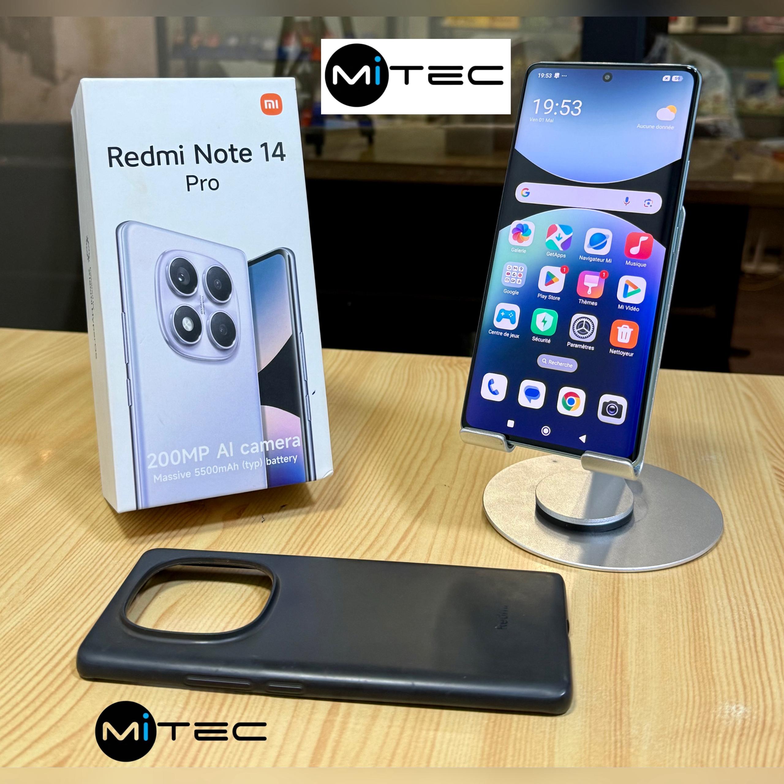 Redmi note 14 Pro - 12 GB - 512 GB - 5500 mAh - Écran Incurvé Amoled
