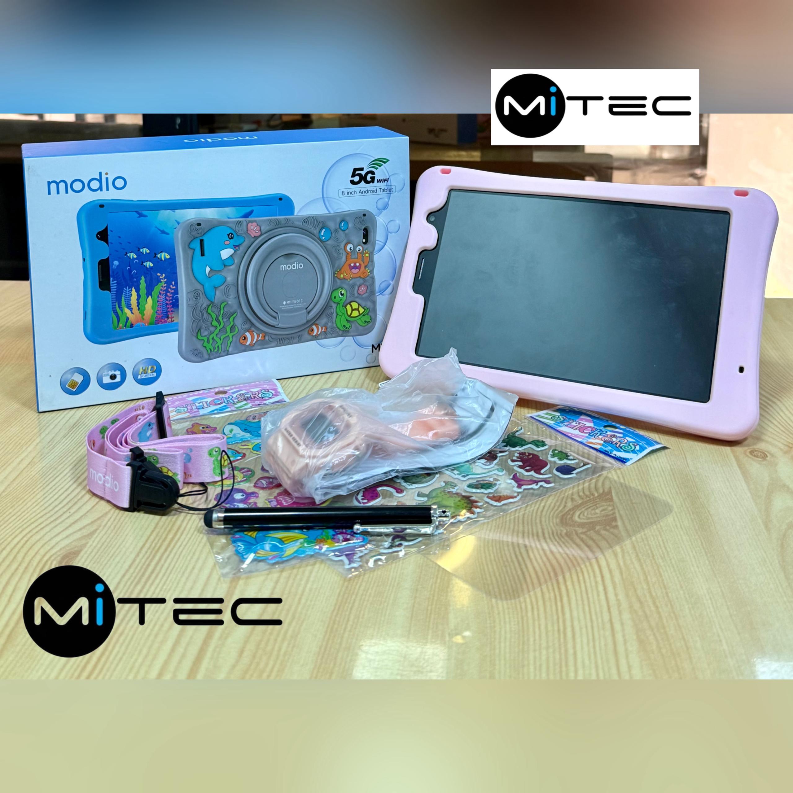 Tablette Éducative Modio M128 - 4 GB - 128 GB - Avec Puce - 8 Pouces - Avec Plusieurs Gadget