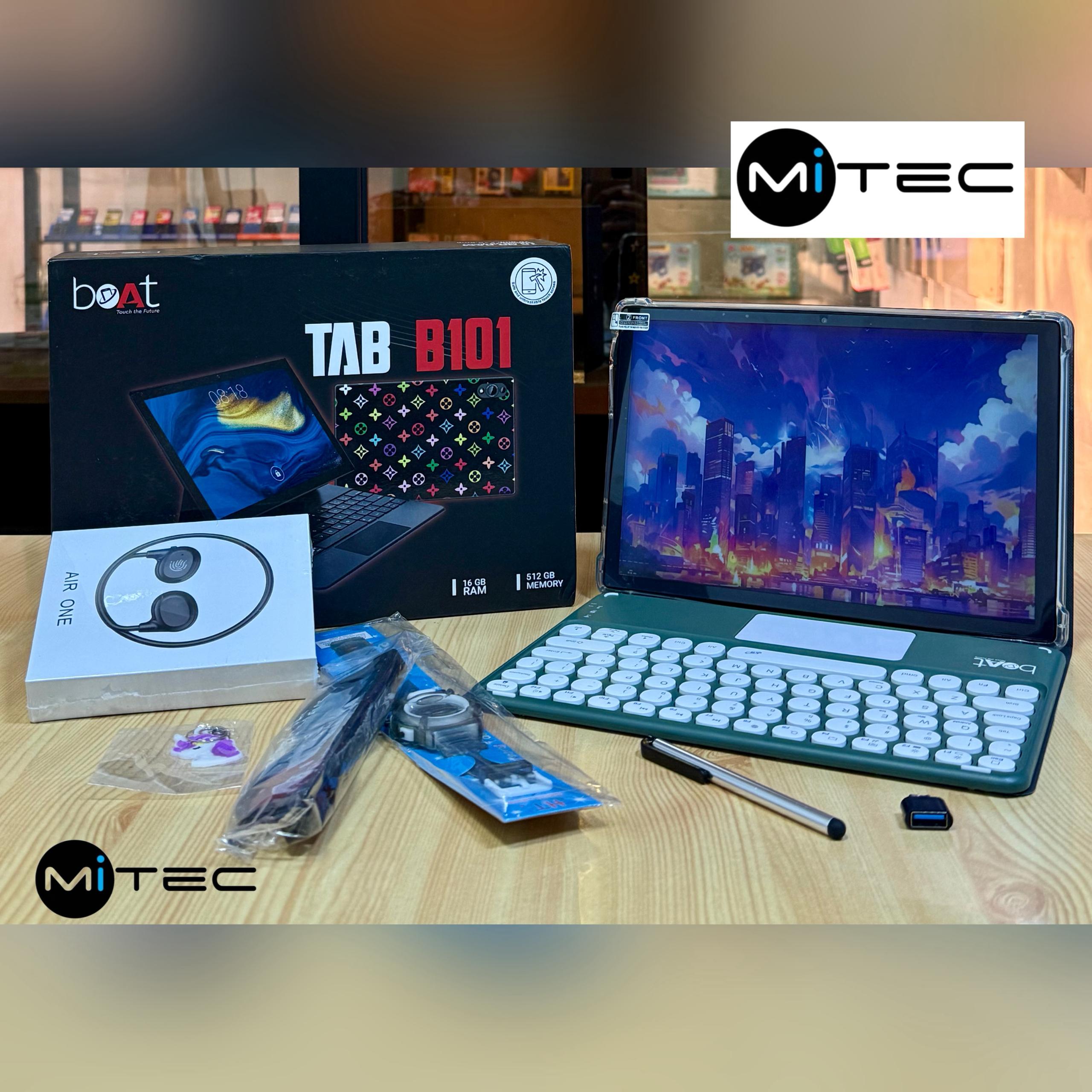 Tablette Éducative Boat Tab B101 - 4 GB - 128 GB - Avec Puce - Avec Clavier - 10'1 Pouces
