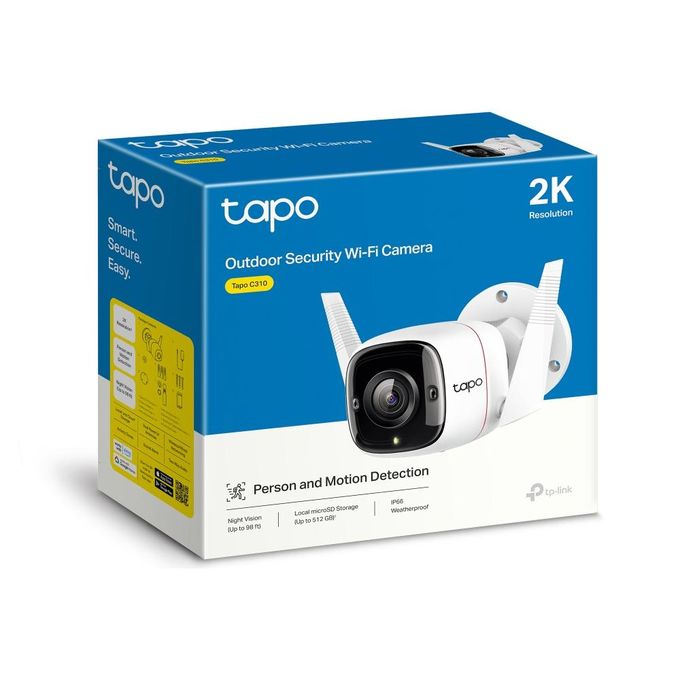 TP-Link Caméra De Surveillance Tapo C310 - Wifi - SD - Infrarouge - Vision Nocturne - IA