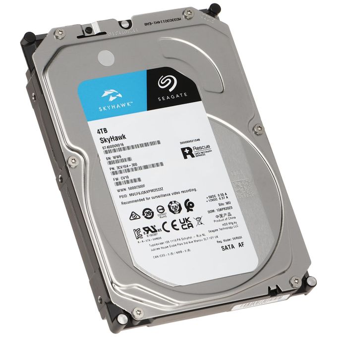 SEAGATE Disque dur interne - SkyHawk 4 To - 4 TB - 4TB - 4000 Giga (ST4000VX016)