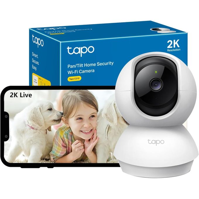 TP-Link Caméra De Surveillance TP-Link Wifi - Tp-Link C210 - 2K - Ultra HD - Transfaut Fournie - C 210