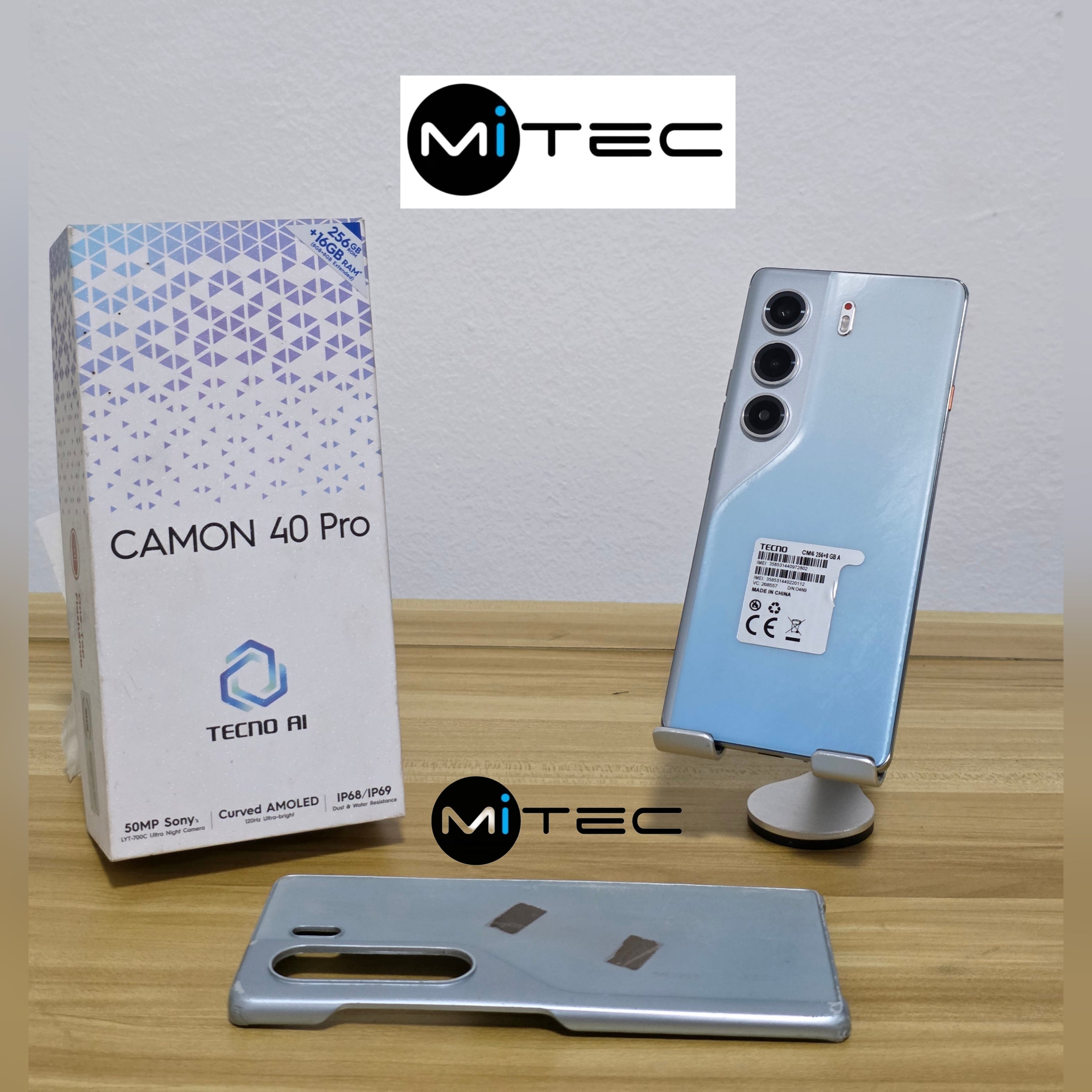 Tecno Camon 40 Pro - Okaz - 16 GB - 256 GB - Amoled - 5200Mah - 50Mpx - Water Resit - Android 16