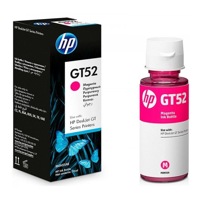 Hp Bouteille D'encre Rouge / Magenta - HP GT52 - 70ML - Magenta