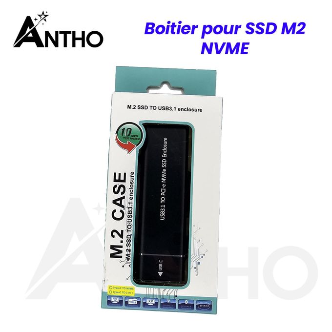 Boitier ANTHo pour disque dur SSD M2