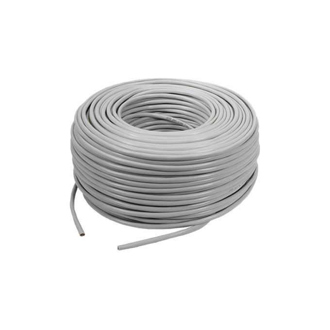 Câble Réseau FTP CAT6 Blindé-Rouleau 305m - Gris