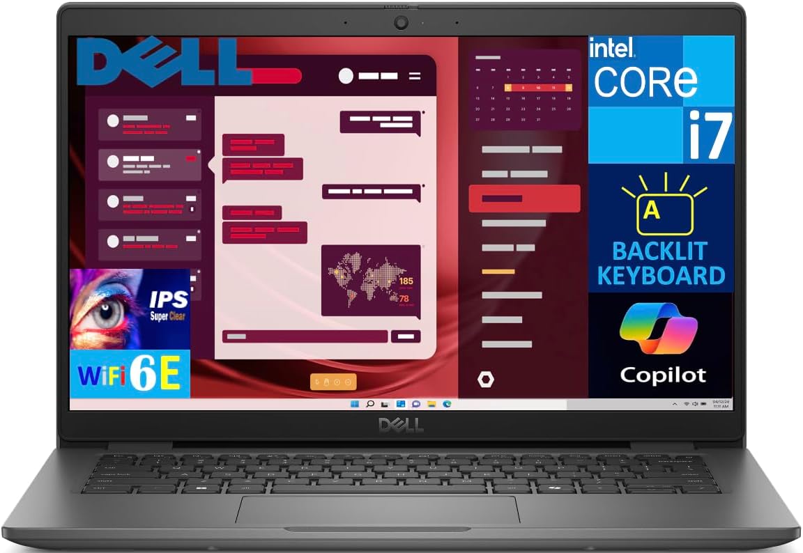 PC Portable Dell Latitude 3450 Neuf - Core i7 - 13ème Gén 14 Pouces - 16 GB - 512 GB Ssd -
