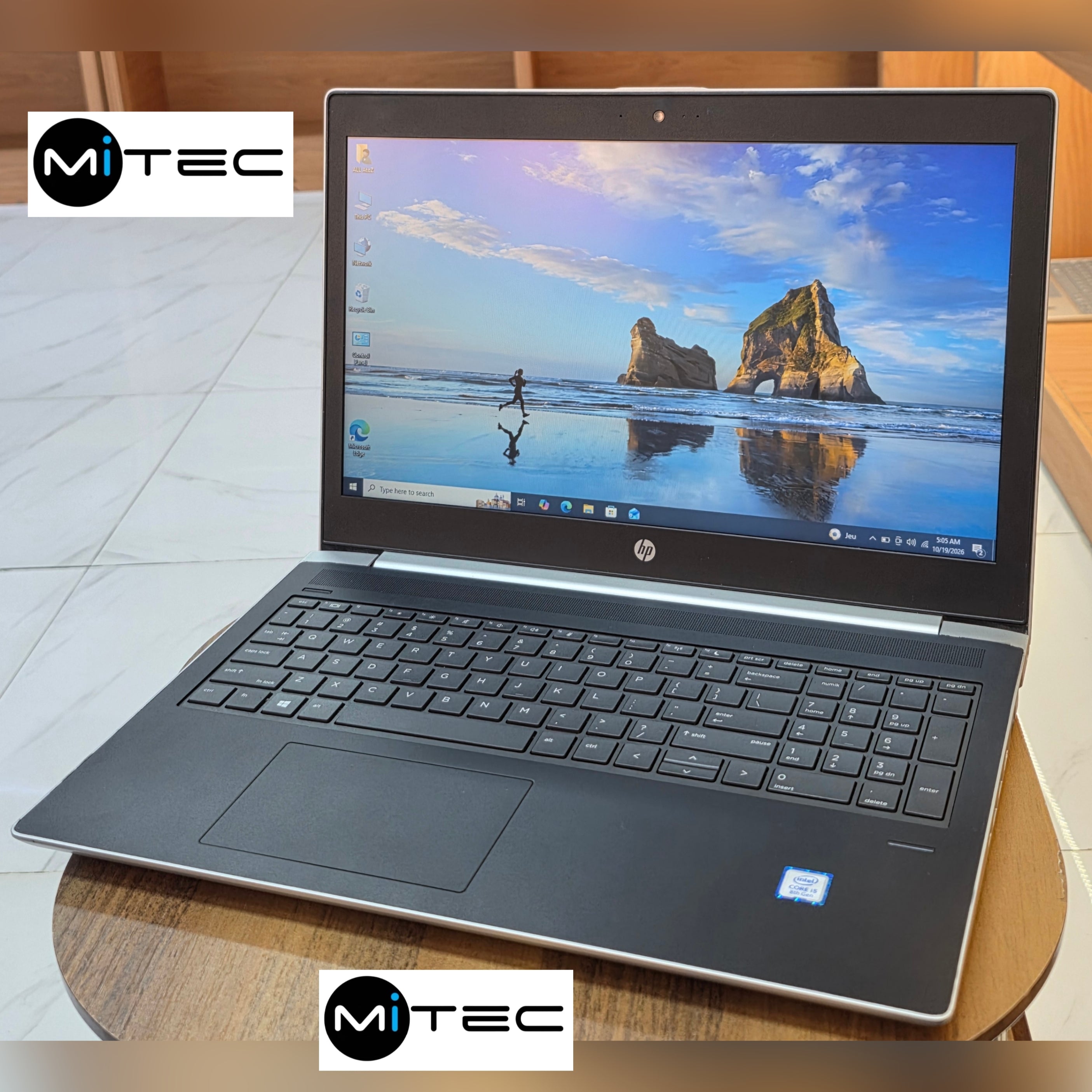 Pc Hp ProBook 450 G5 Core i5 - 8 GB - 256 GB Ssd - 15'6 Pouces - Sac + Clé USB + Souris Offert