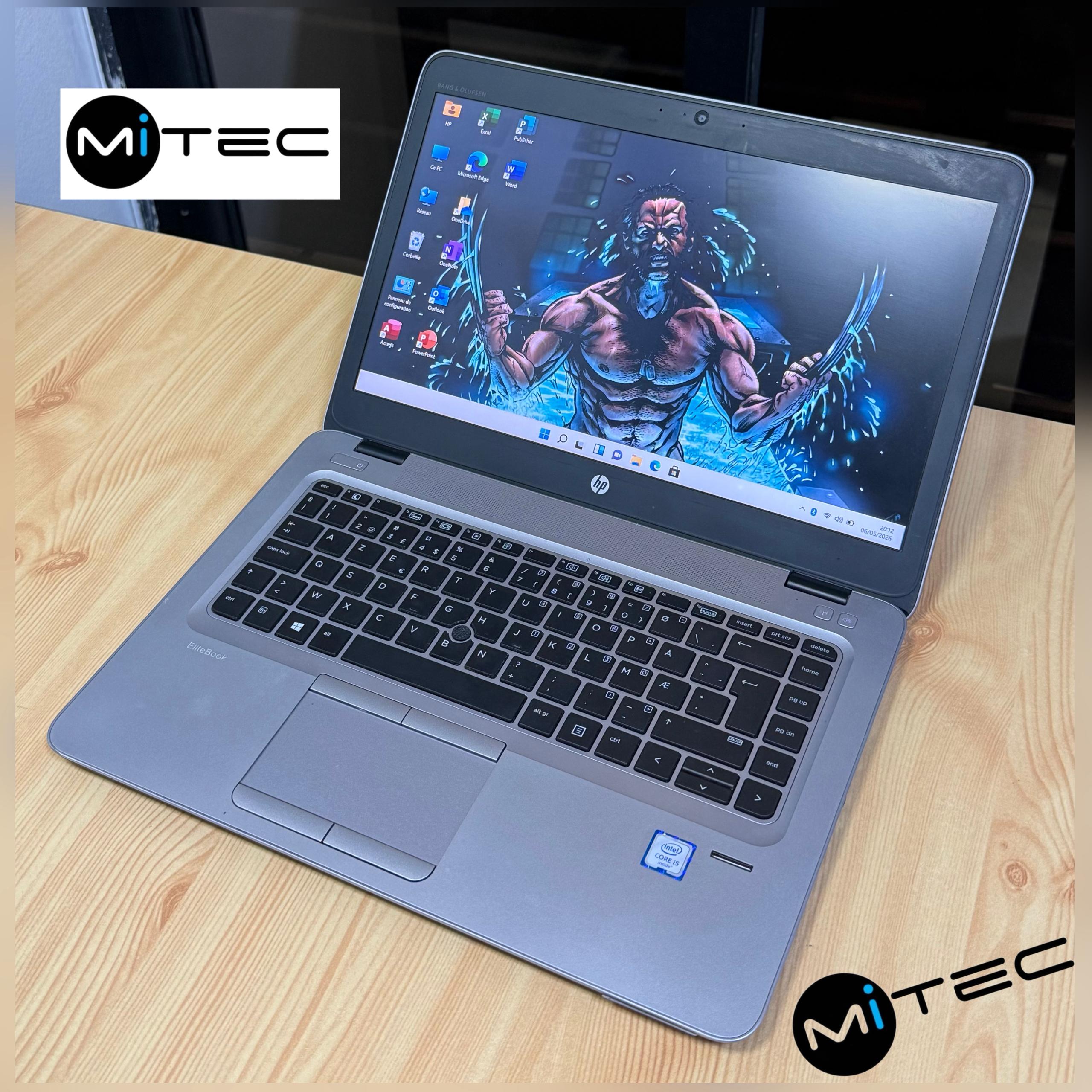 Pc Hp EliteBook 840 G3 Core i7 - 8 GB - 256 GB Ssd - Clavier Rétro Éclairé - 14 Pouces - Sac + Souris + Clé Usb Offert