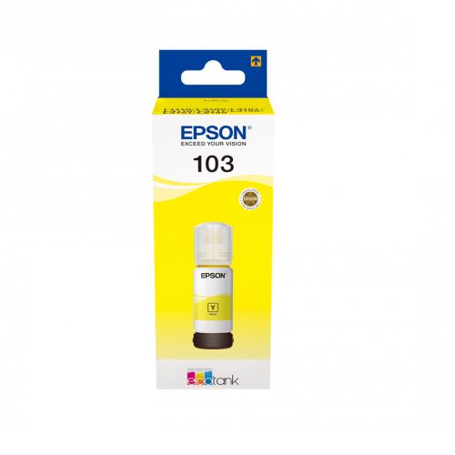 Bouteille D'encre Epson 103 Jaune - 65ml - Pour L3110 - L3150