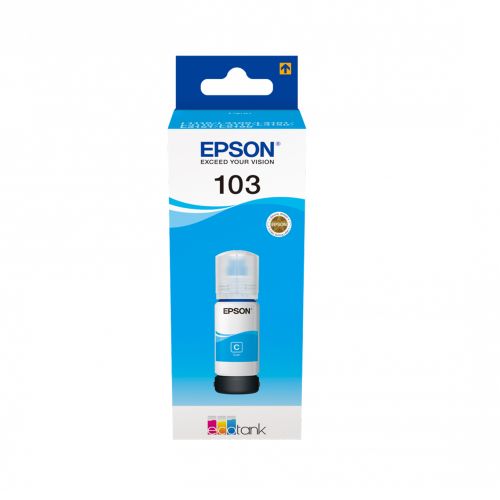 Bouteille D'encre Epson 103 Bleu - 65ml - Pour L3110 - L3150