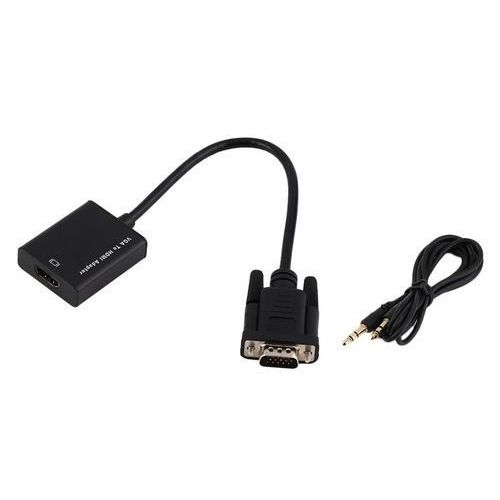 Convertisseur Adaptateur VGA Vers HDMI Audio-Video  PC DVD HD