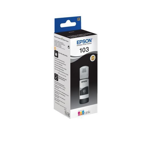 Bouteille D'encre Epson 103 Noir - 65ml - Pour L3110 - L3150