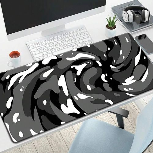 Tapis Souris XXL - 60 X 30 CM - Gris Noir