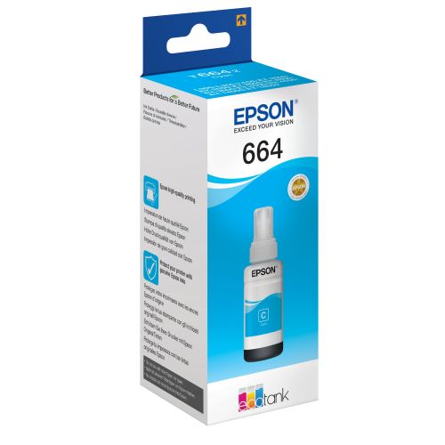 Bouteille Epson 664 Bleu - T6642