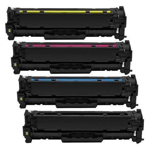 4 Cartouches Compatible  130A  - 5200 Pages - Noir Bleu Rose Jaune